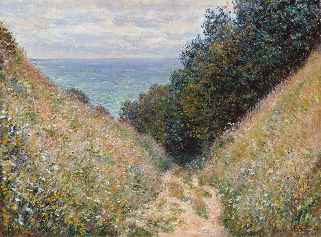Route à La Cavée, Pourville - Claude Monet