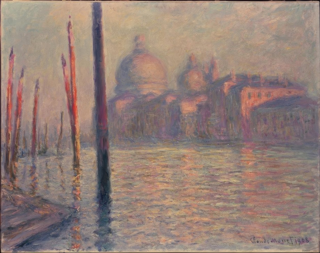 Santa Maria della Salute et le Grand Canal, Venise - Claude Monet