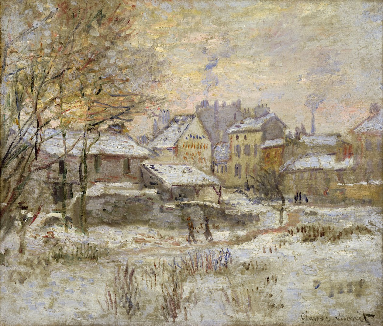Effet de neige avec coucher de soleil, 1875 - Claude Monet