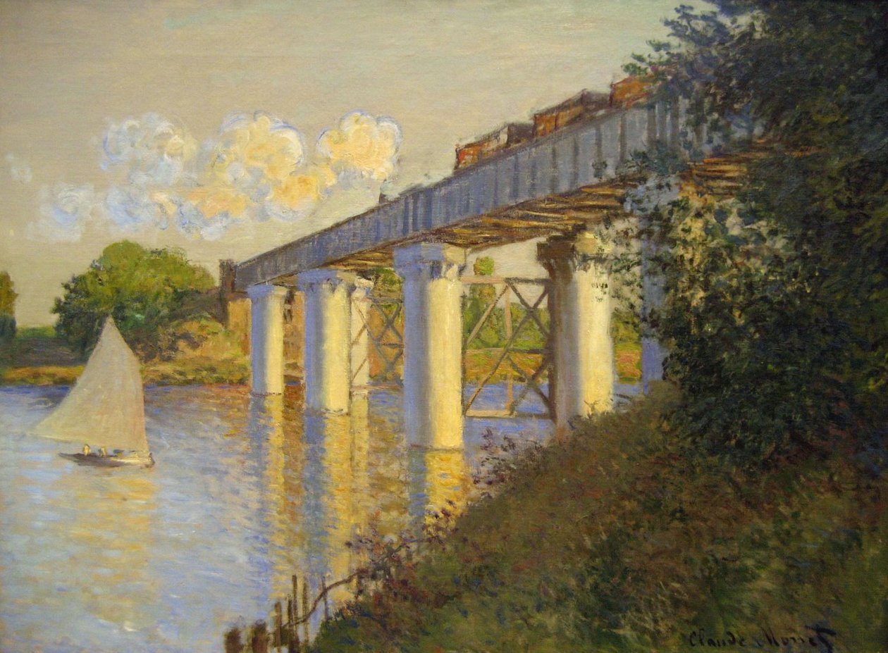 Le Pont à Argenteuil - Claude Monet