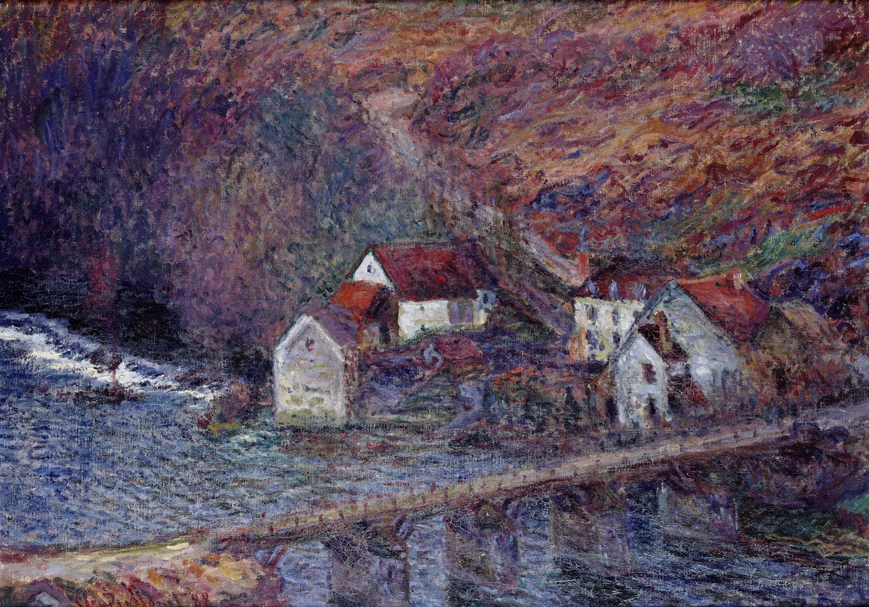 Le pont à Vervy, 1889 - Claude Monet