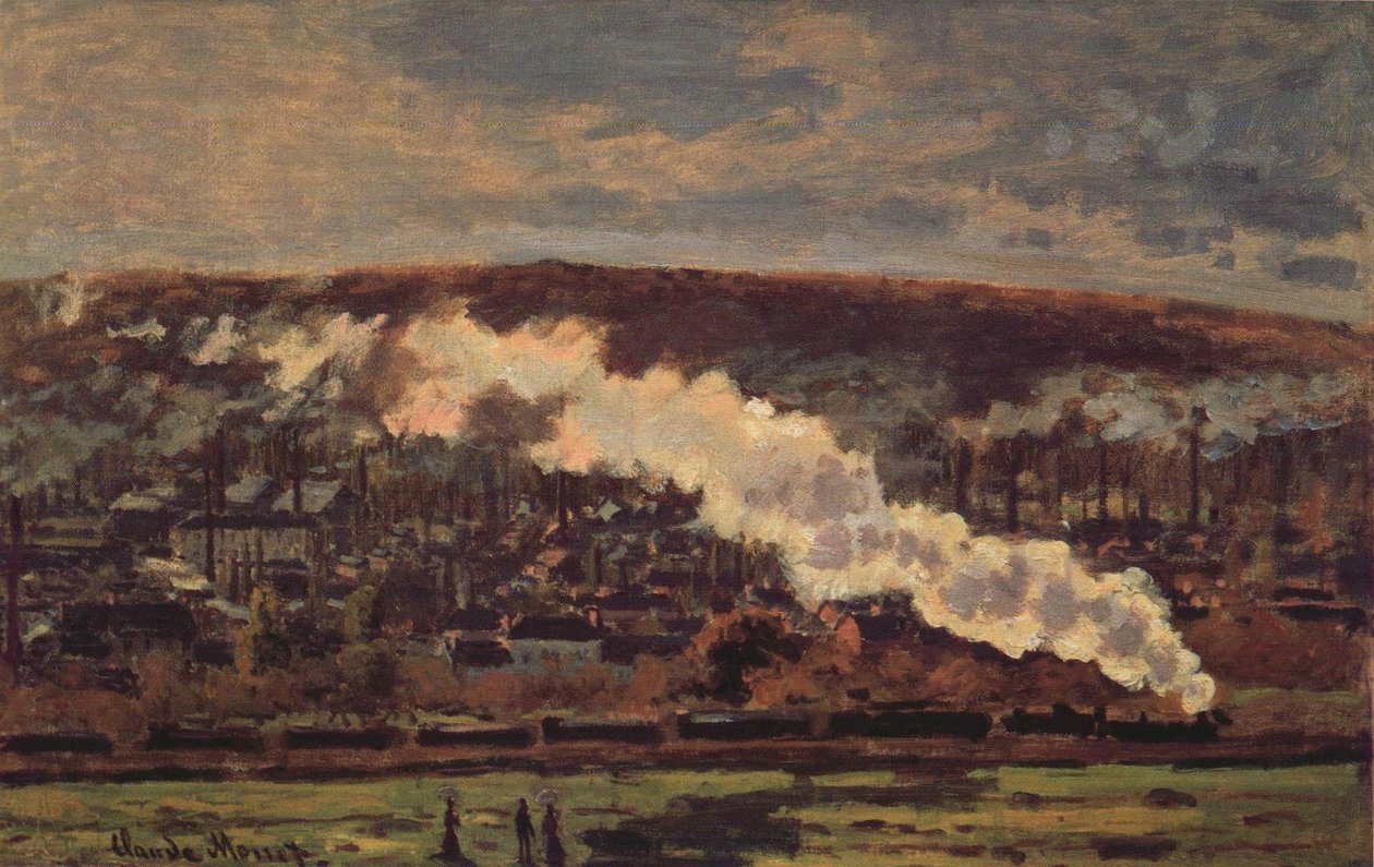 Le Train de marchandises - Claude Monet