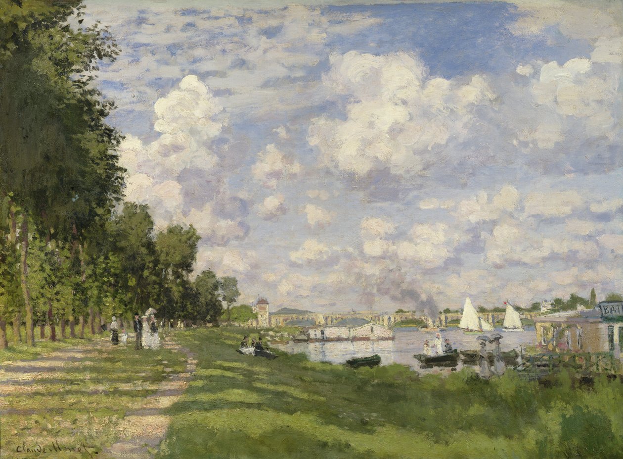 La Marina à Argenteuil, 1872 - Claude Monet