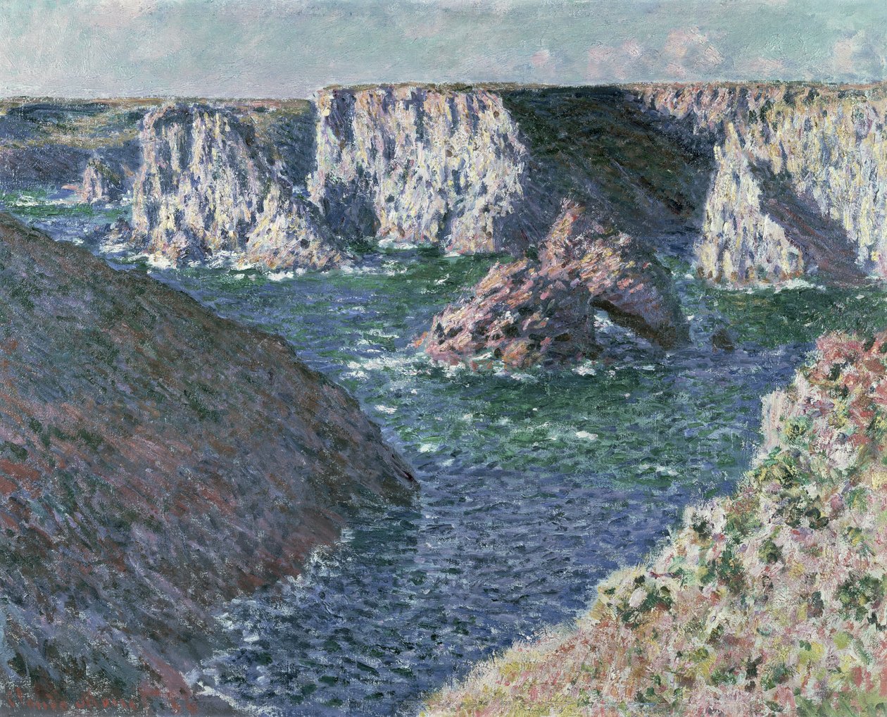 Les rochers de Belle-Île, 1886 - Claude Monet