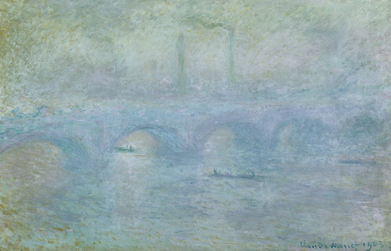 Pont de Waterloo : Effet de la brume, 1903 - Claude Monet