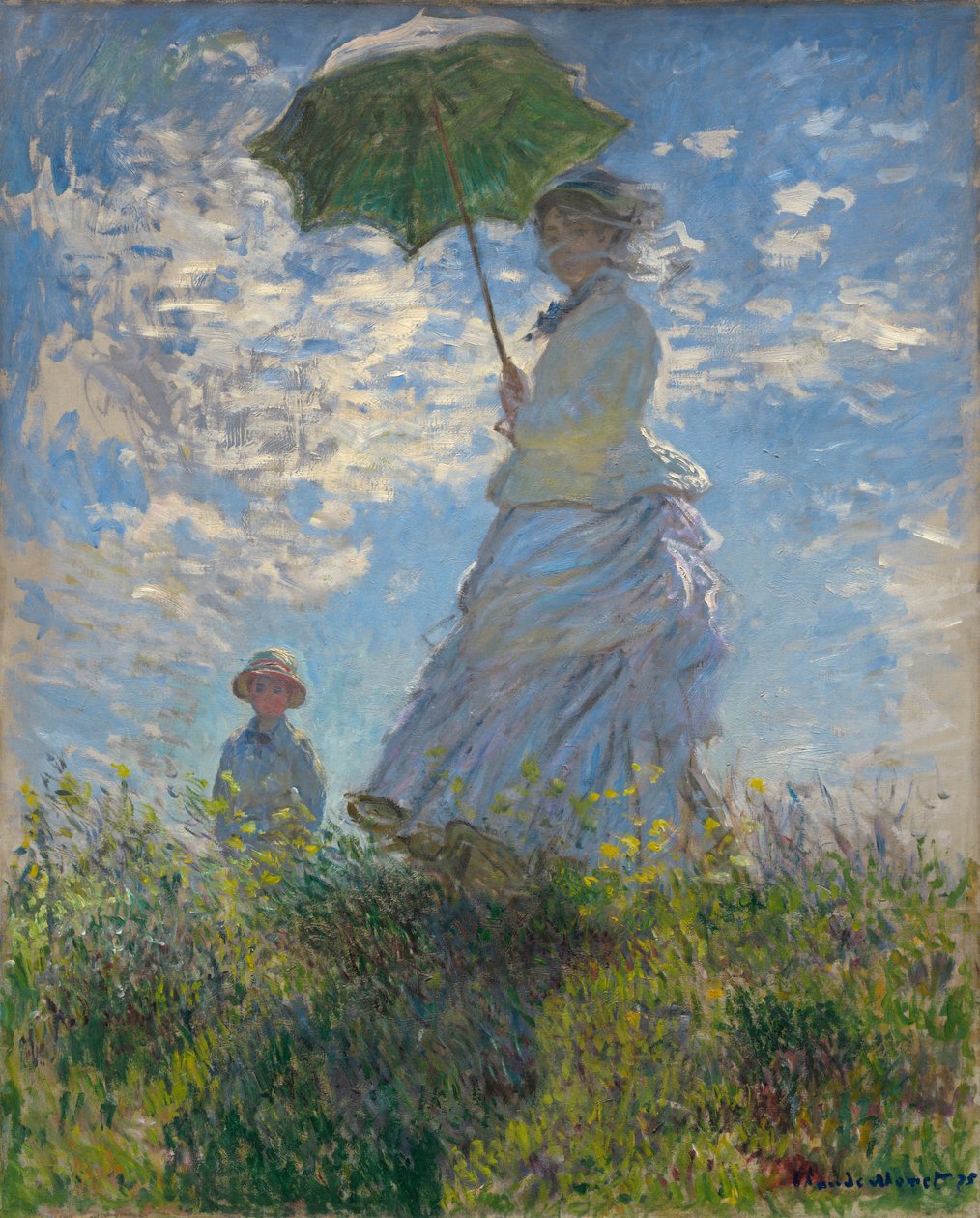 Femme avec un parasol - Claude Monet