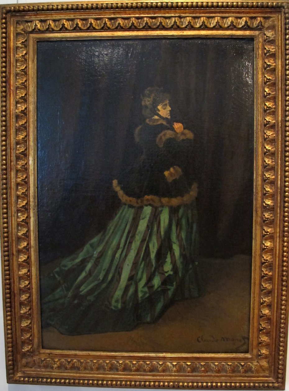 Camille en robe verte - Claude Monet