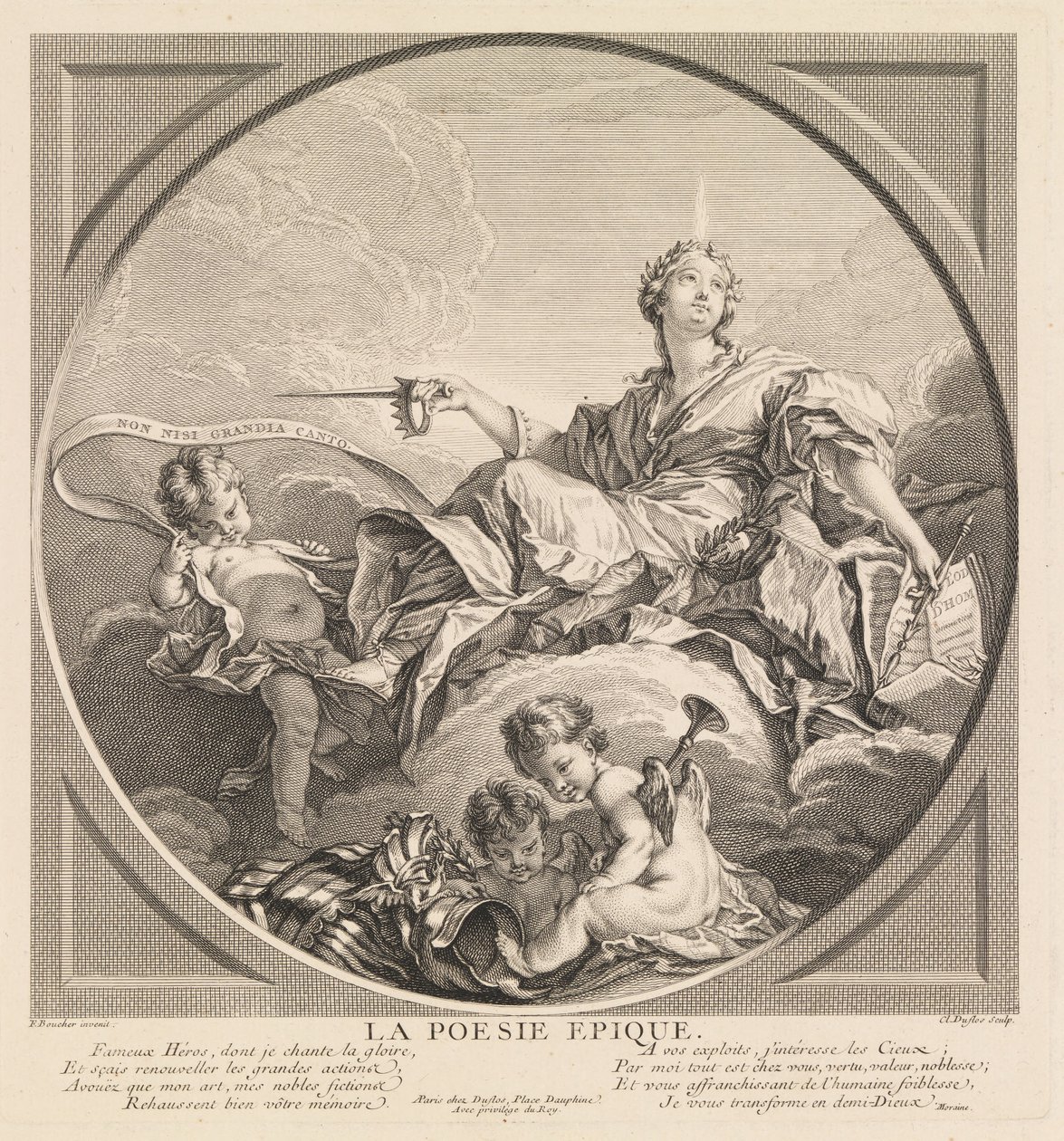 La poésie épique - Claude Agustin Duflos