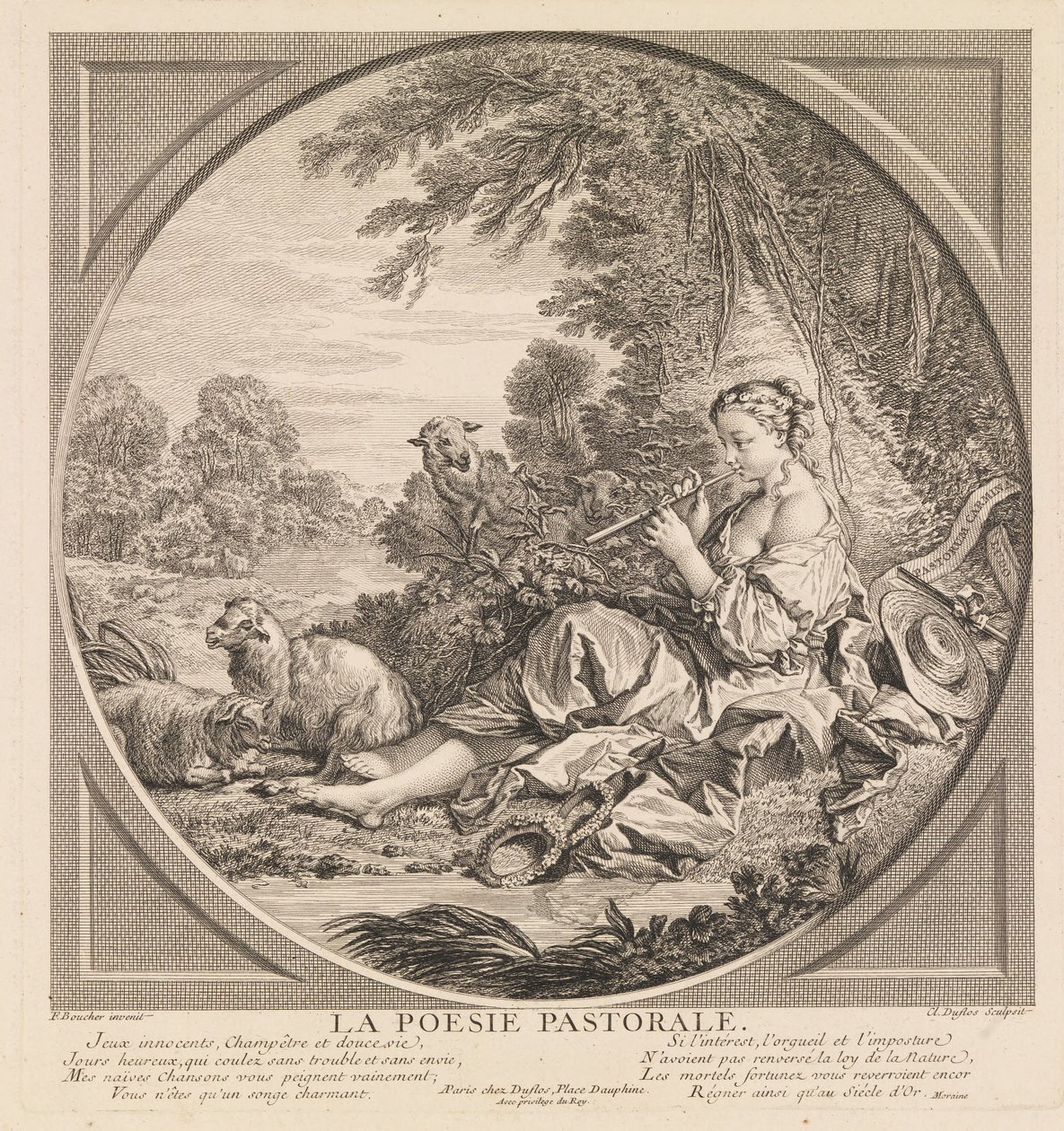 La poésie pastorale - Claude Agustin Duflos