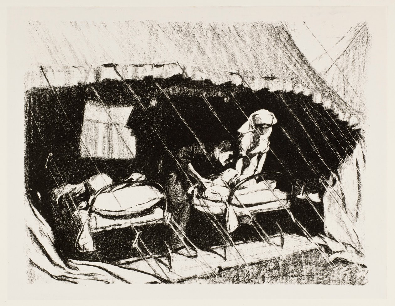 Poste de secours en France - Claude Allin Shepperson