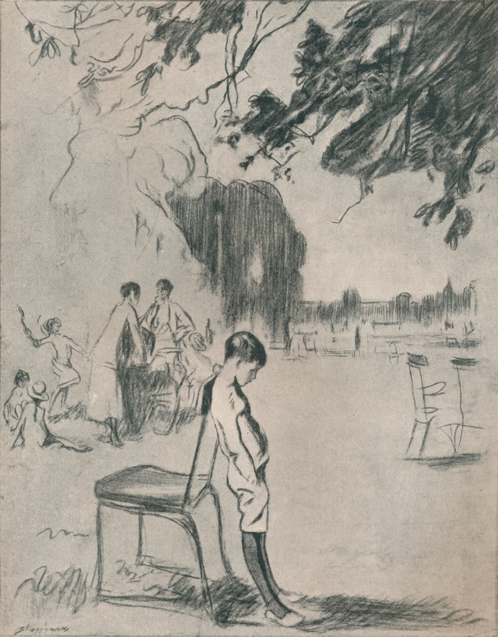 Je suis malade à mort des femmes de The Boy, vers 1900 - Claude Allin Shepperson