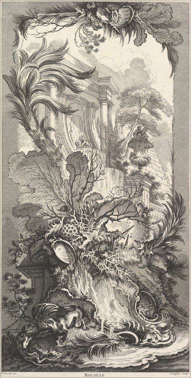 Jardin Rocaille - Claude Augustin Duflos