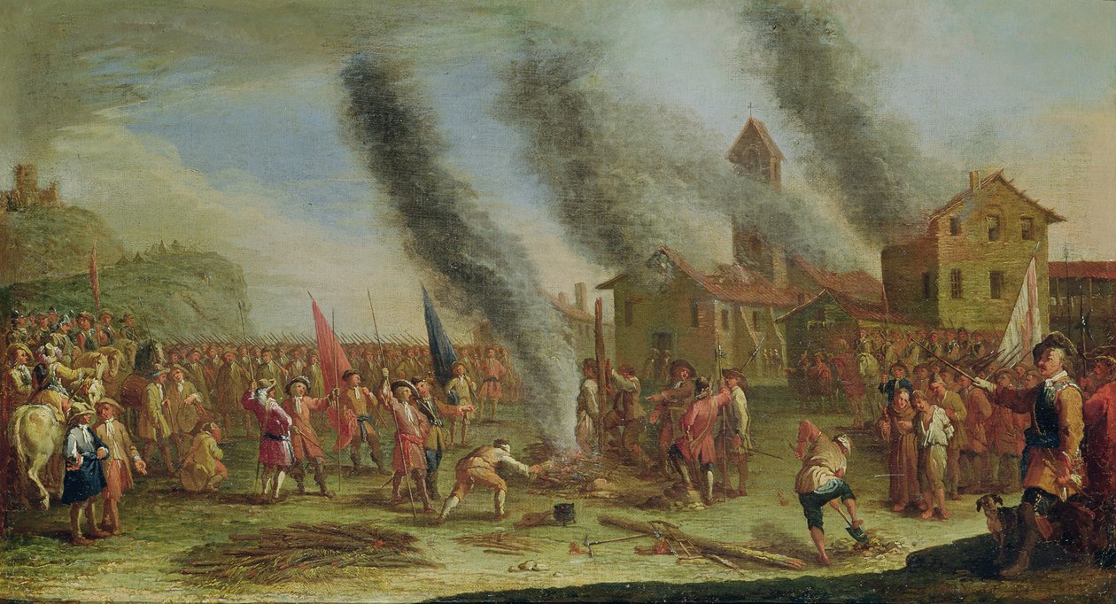 La misère de la guerre. Le bûcher - Claude Callot