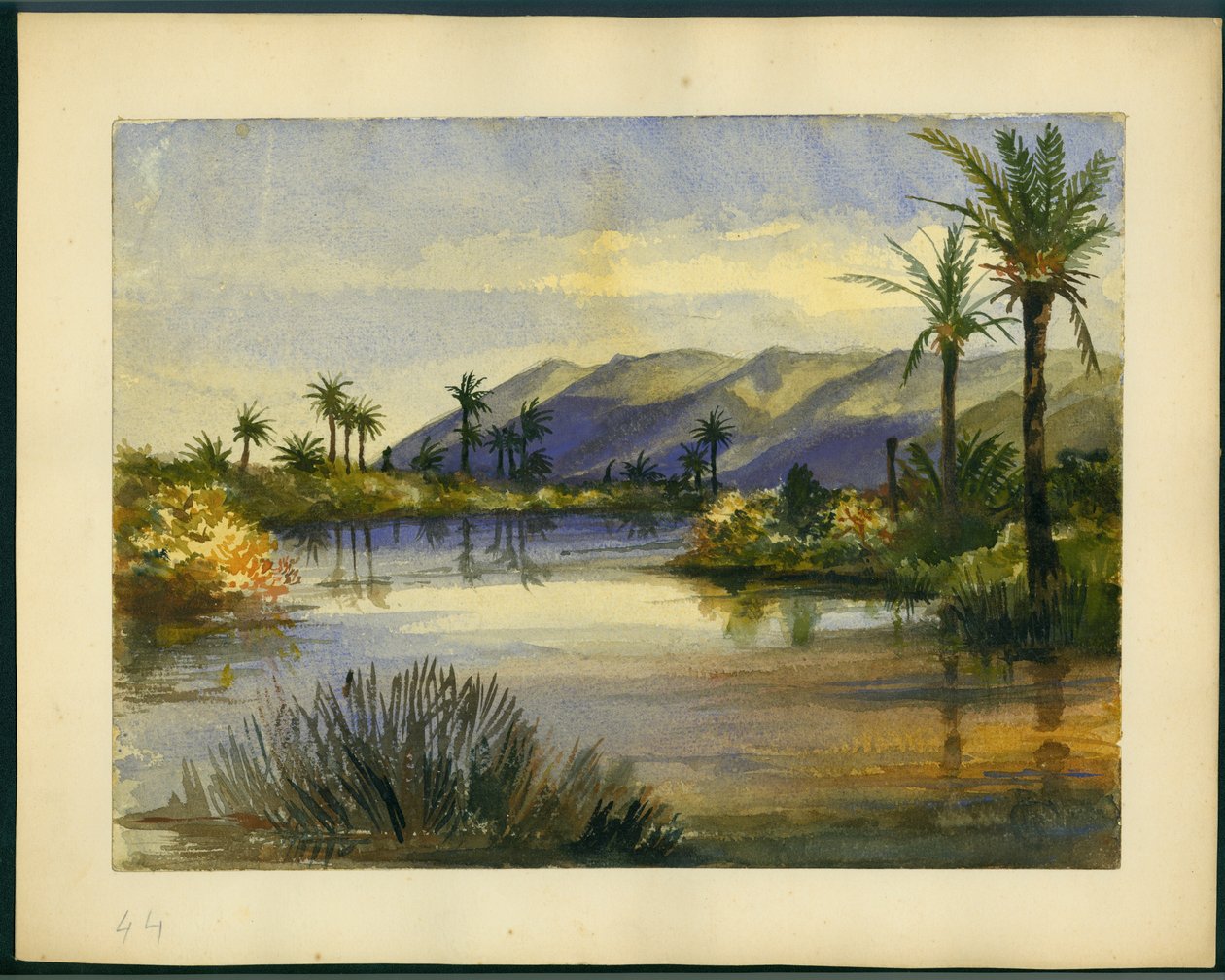 Embouchure de la rivière Kishon et Mont Carmel - Claude Conder