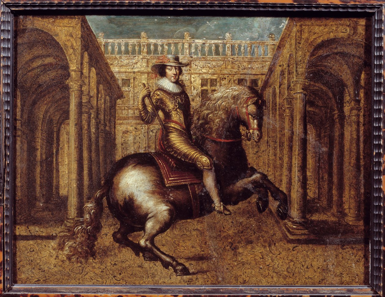 Portrait équestre de Gaston d