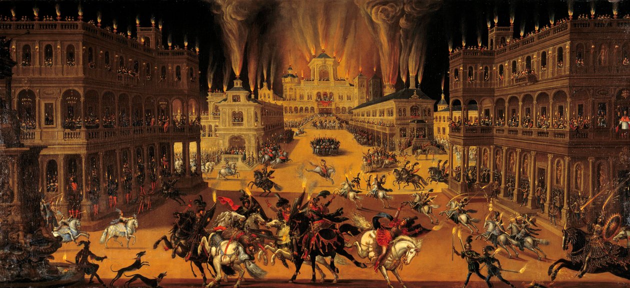 Les quatre éléments : le feu - Claude Deruet
