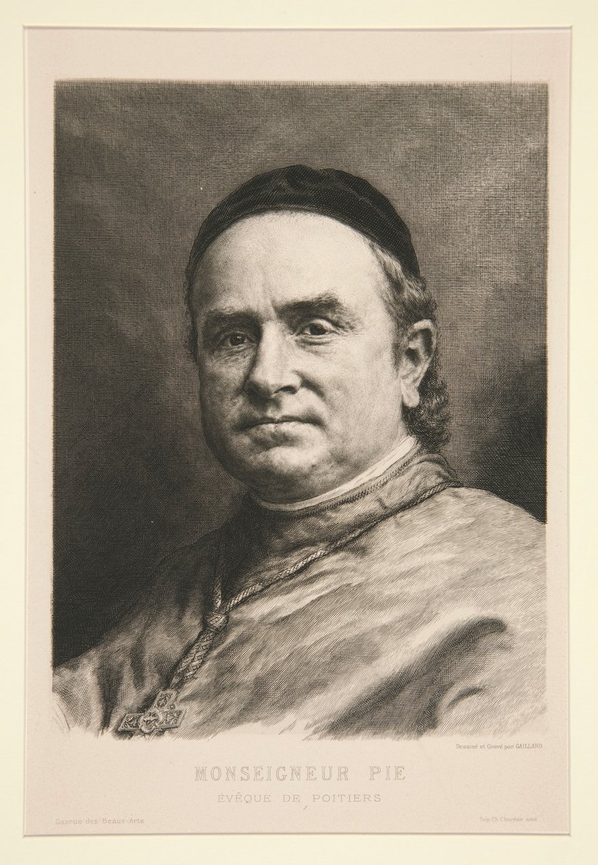Monseigneur Pie - Claude Ferdinand Gaillard