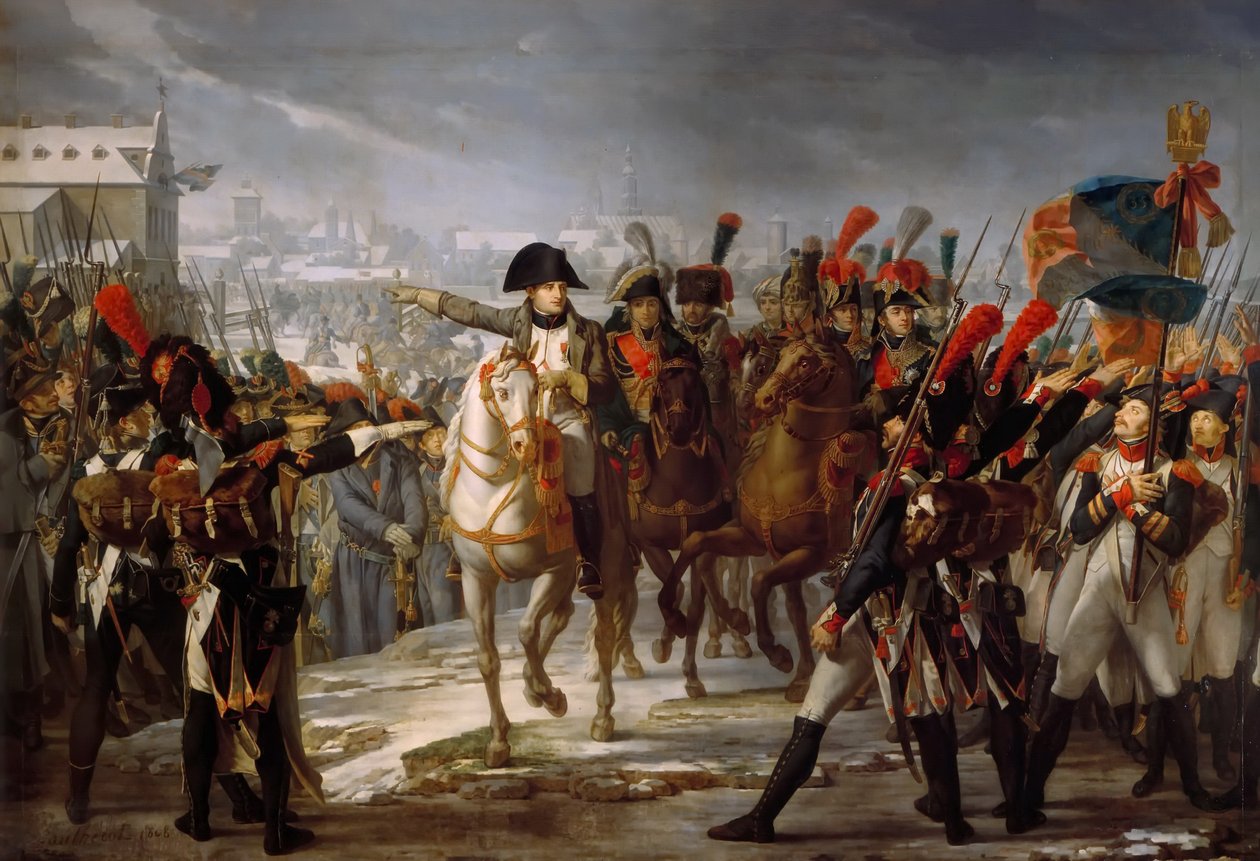 Discours de Napoléon au 2e corps de la Grande Armée avant l