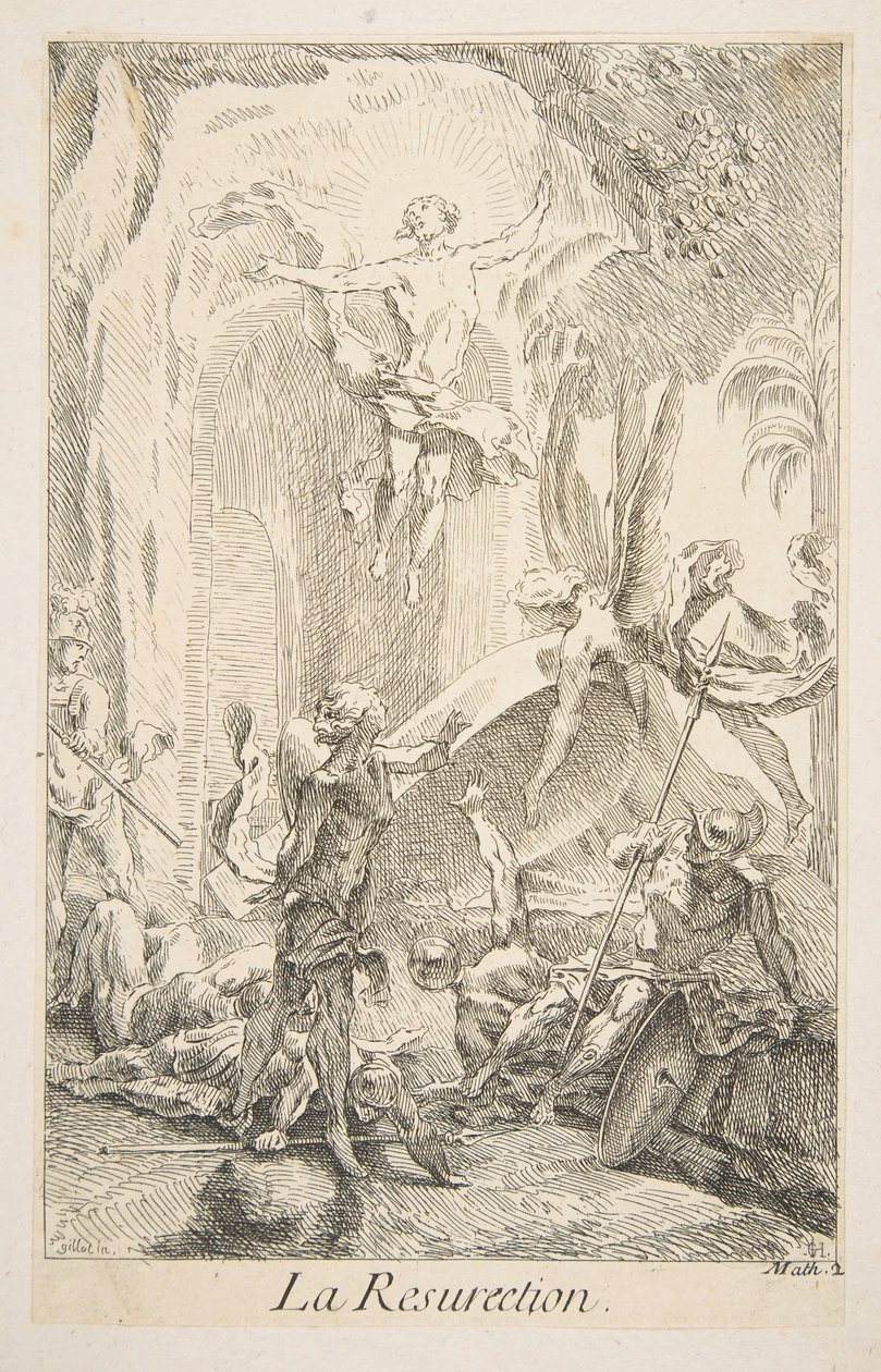 Résurrection - Claude Gillot, Jacques Gabriel Huquier