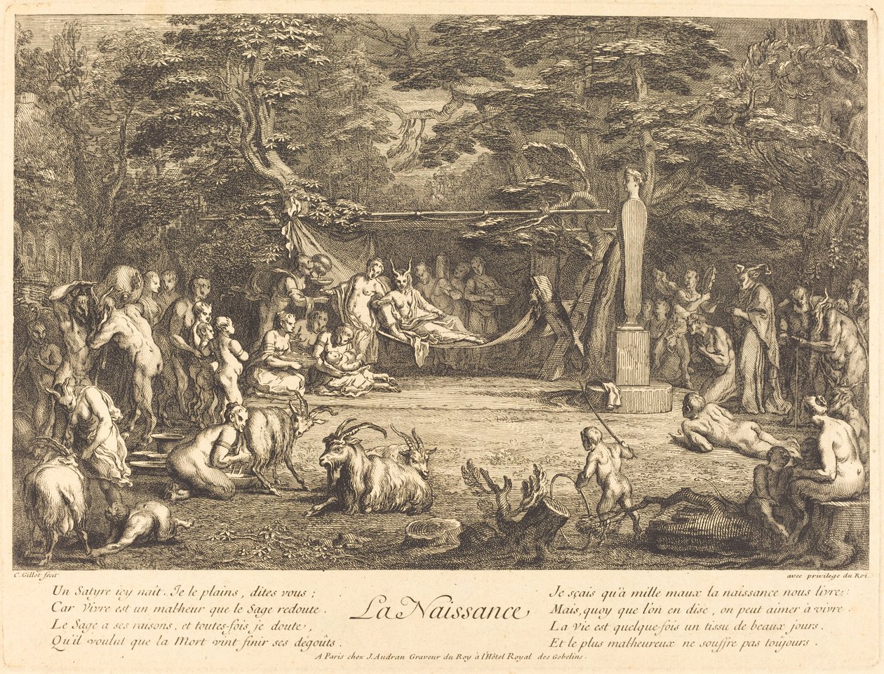 La Naissance - Claude Gillot