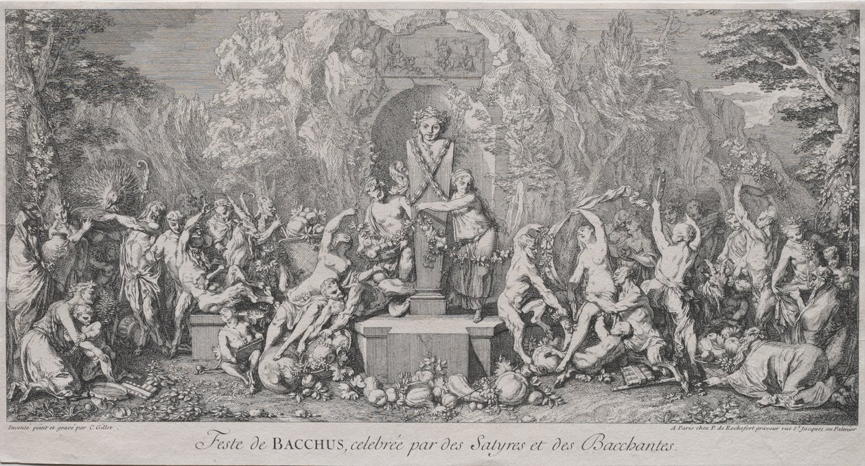 Les quatre festivals : Festival de Bacchus - Claude Gillot