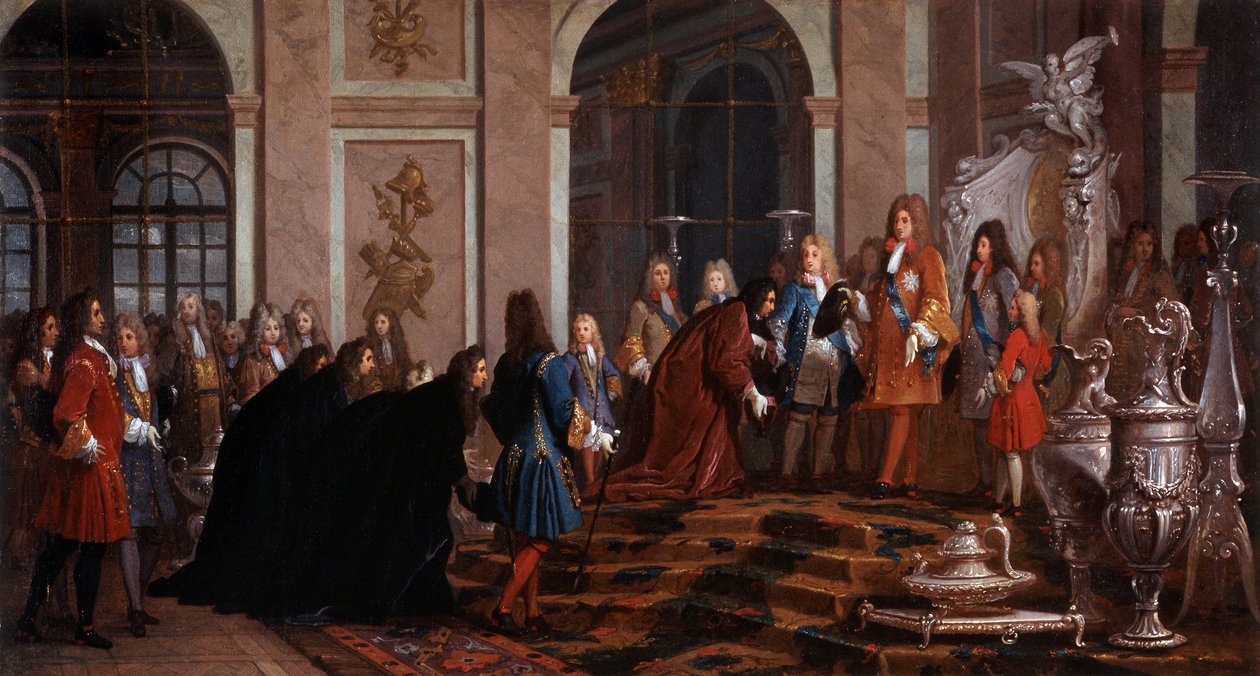 Réparation faite au roi Louis XIV par le doge de Gênes, 17ème siècle - Claude Guy Halle