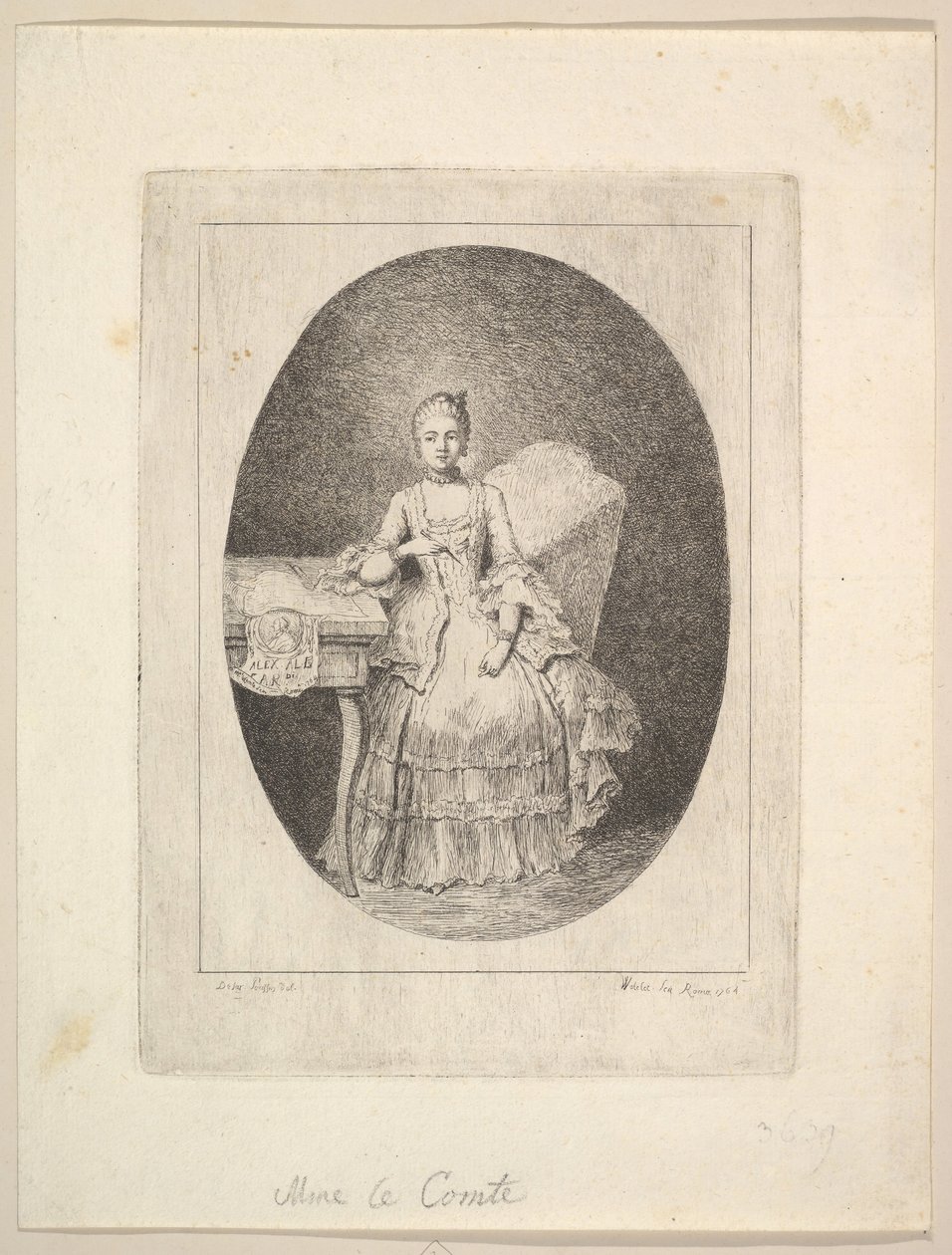 Portrait de Marguerite Le Comte - Claude Henri Watelet