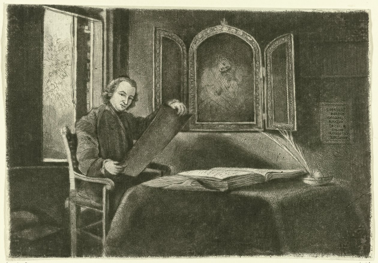 Portrait de Ponce-François Copette en Abraham Francen - Claude Henri Watelet