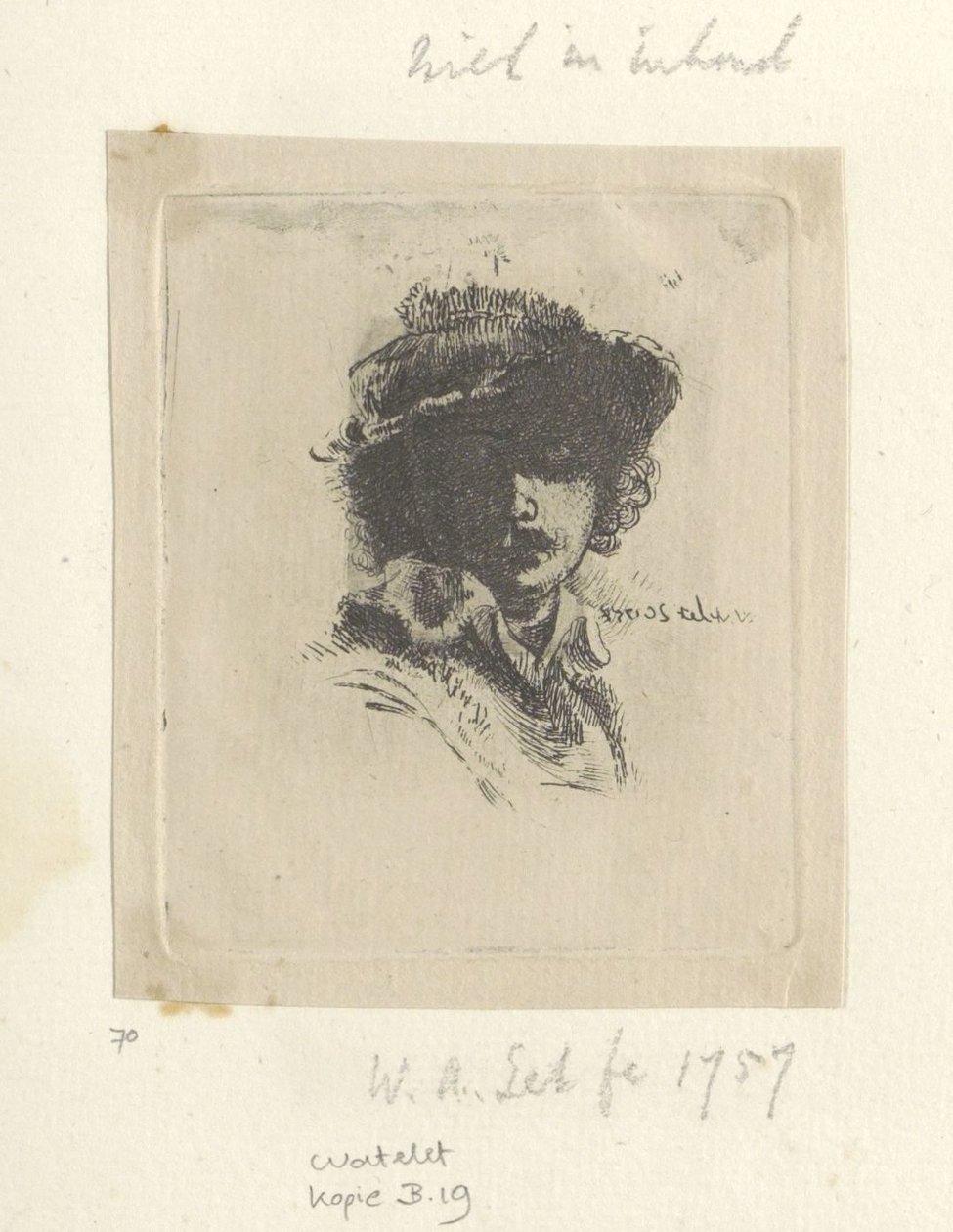 Autoportrait avec Saskia: seulement Rembrandt - Claude Henri Watelet