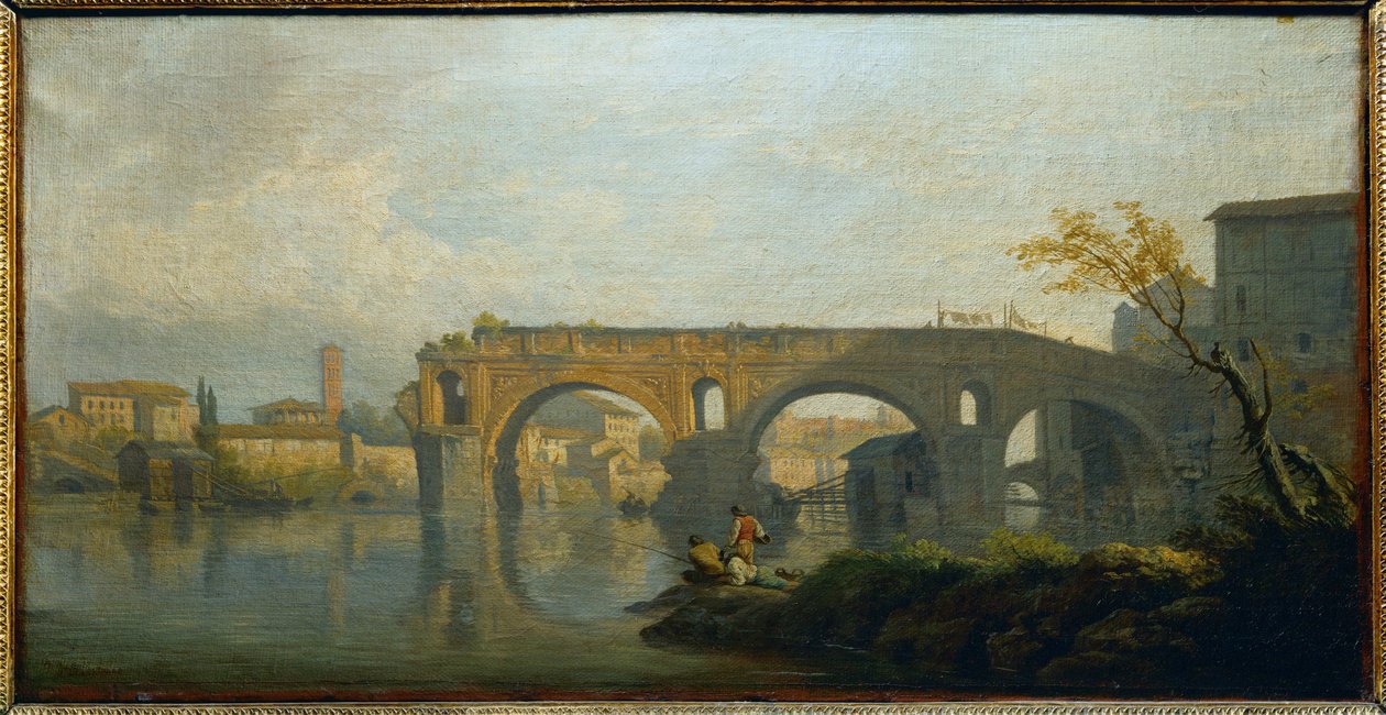 Le Ponte Rotto, Rome ... - Claude Joseph Vernet