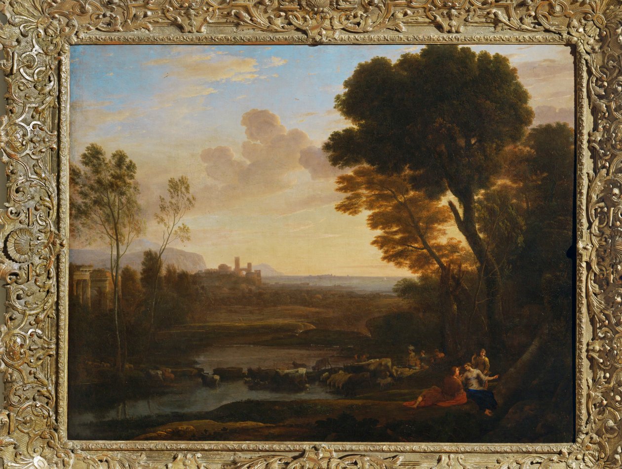 Paysage avec Paris et Oenone, dit le gue … - Claude Lorrain (1600 82)