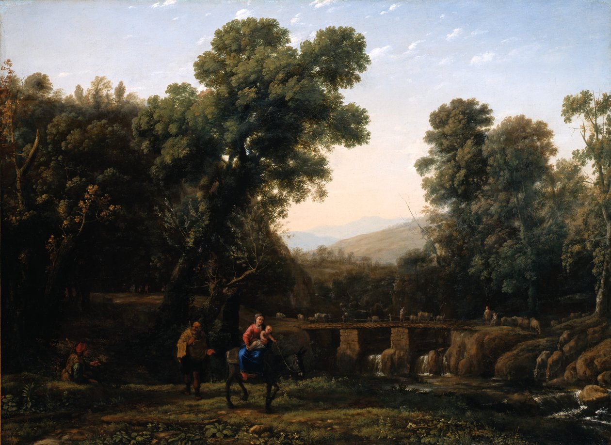 La fuite en Égypte - Claude Lorrain (1600 82)