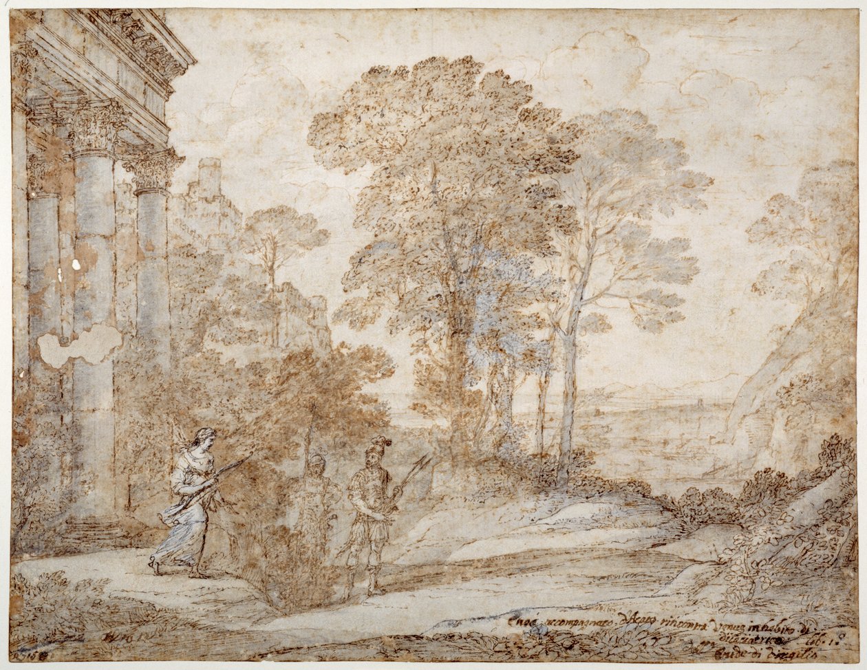 La rencontre entre Vénus et Énée, vers 1678 - Claude Lorrain