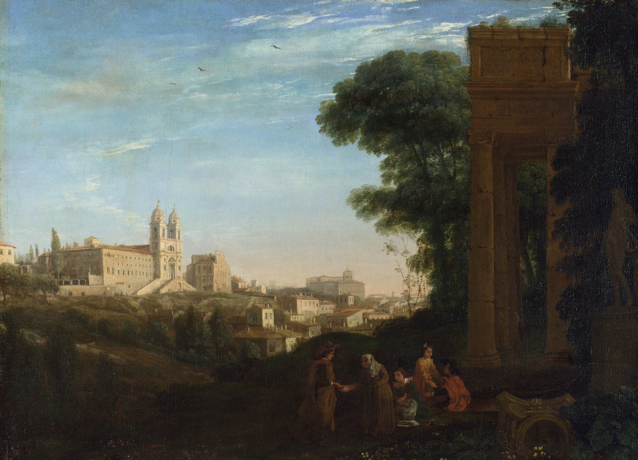 Une vue de Rome, Italie - Claude Lorrain