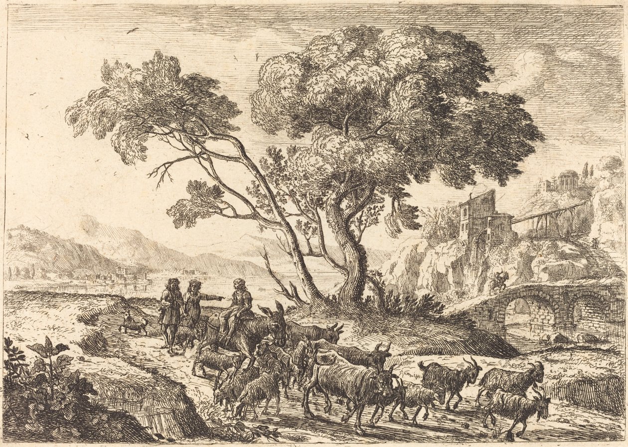 Le départ pour les champs - Claude Lorrain