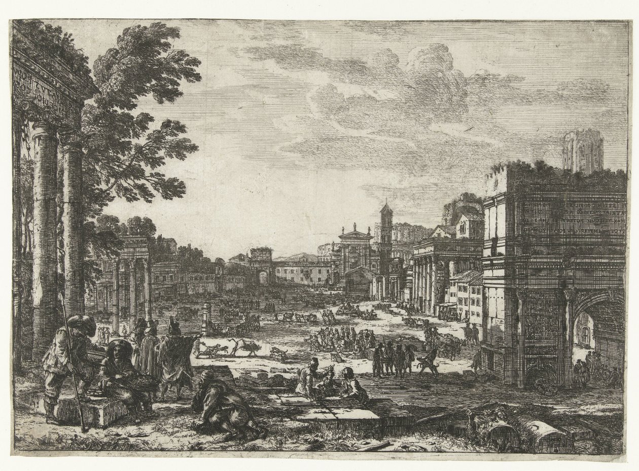 Forum Romain à Rome - Claude Lorrain