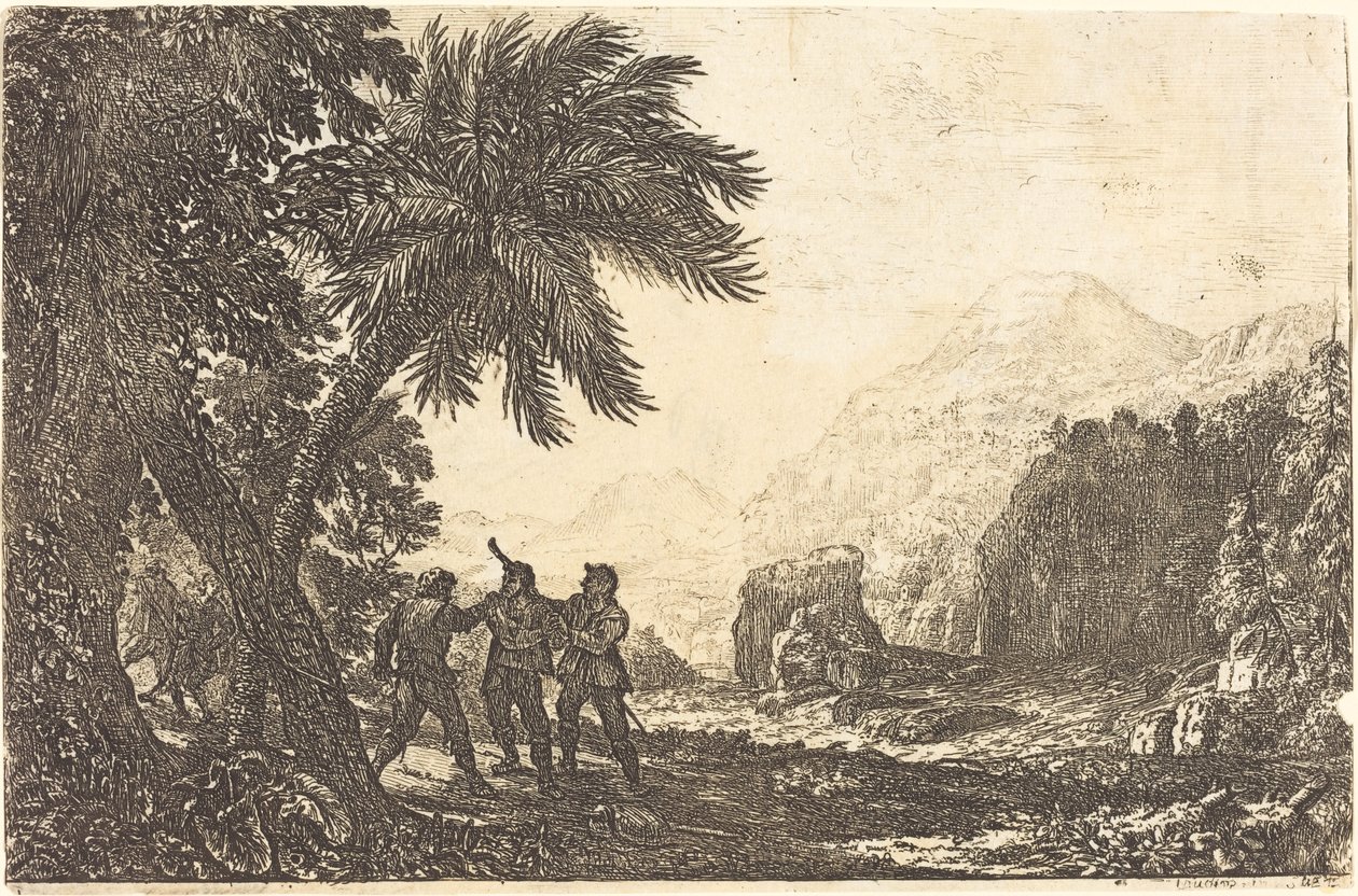 Paysage avec brigands - Claude Lorrain