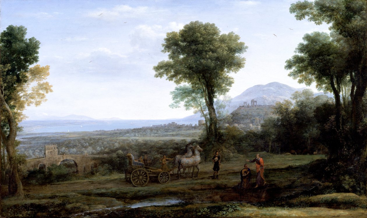 Paysage avec Saint Philippe baptisant l