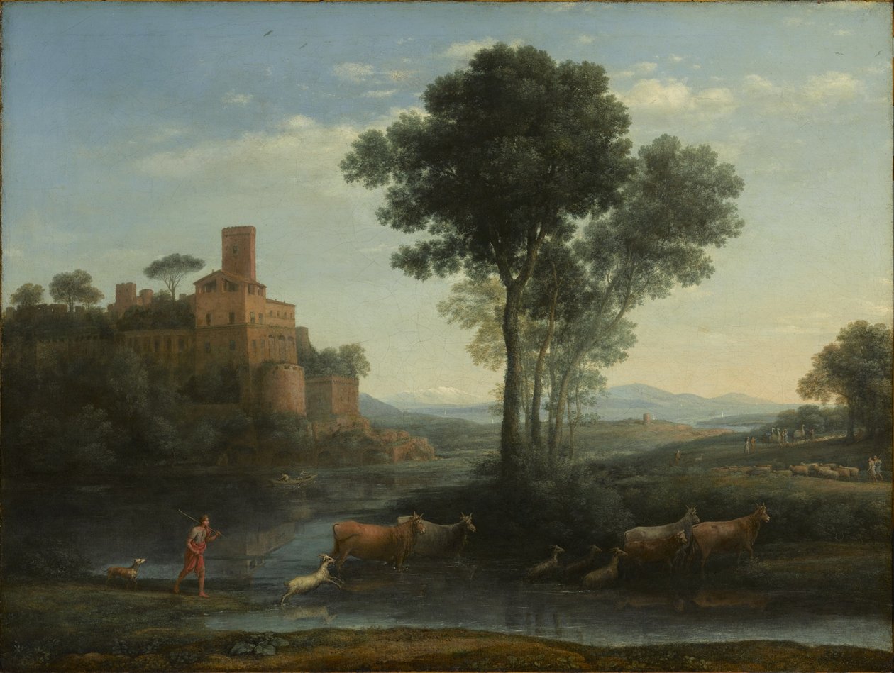 Paysage représentant le voyage de Jacob - Claude Lorrain