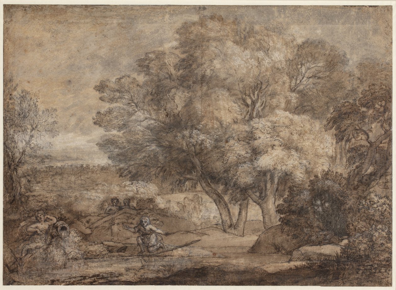 Paysage avec Narcisse et Écho - Claude Lorrain