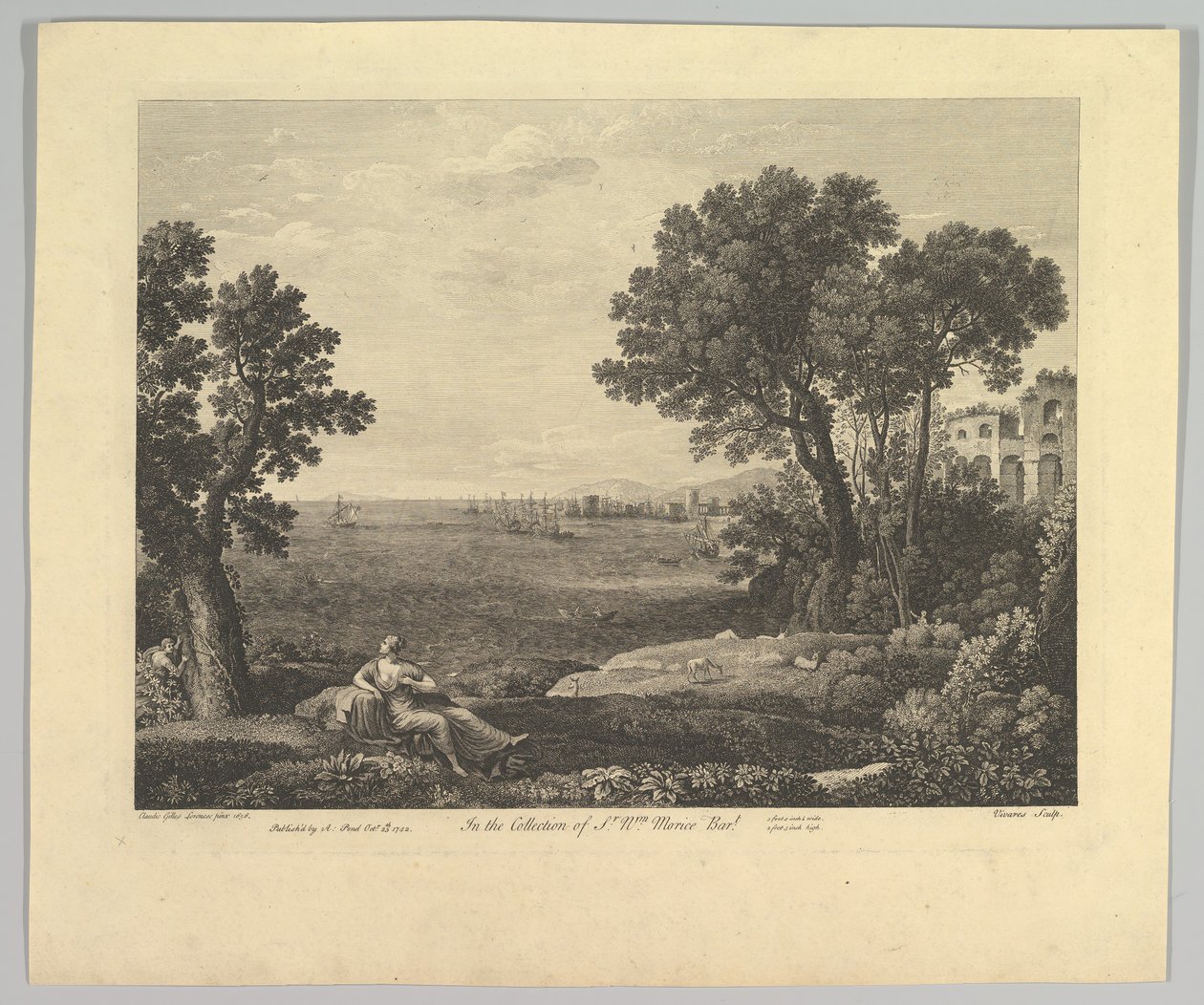 Paysage marin avec Bacchus et Ariane - Claude Lorrain