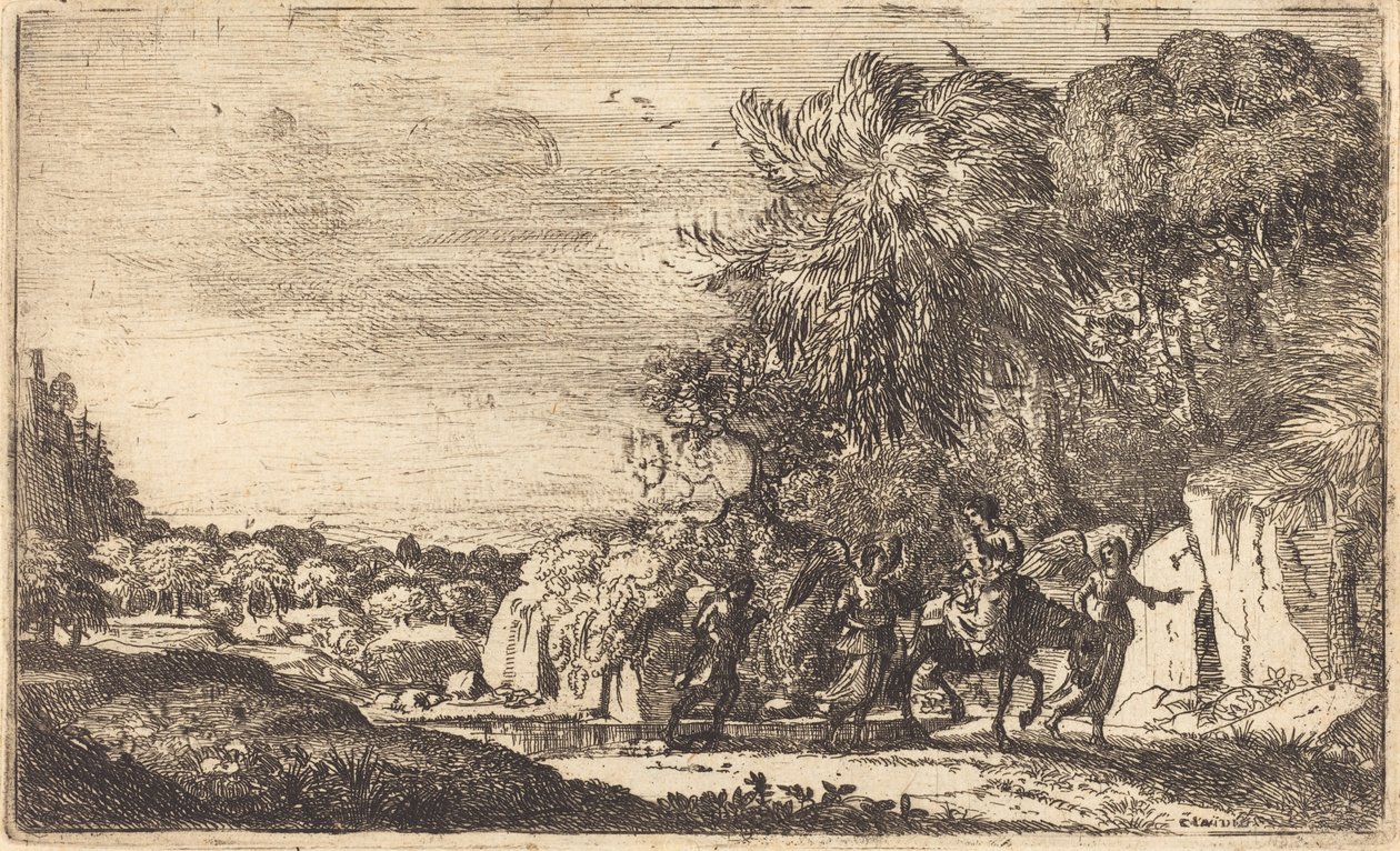 La fuite en Égypte - Claude Lorrain