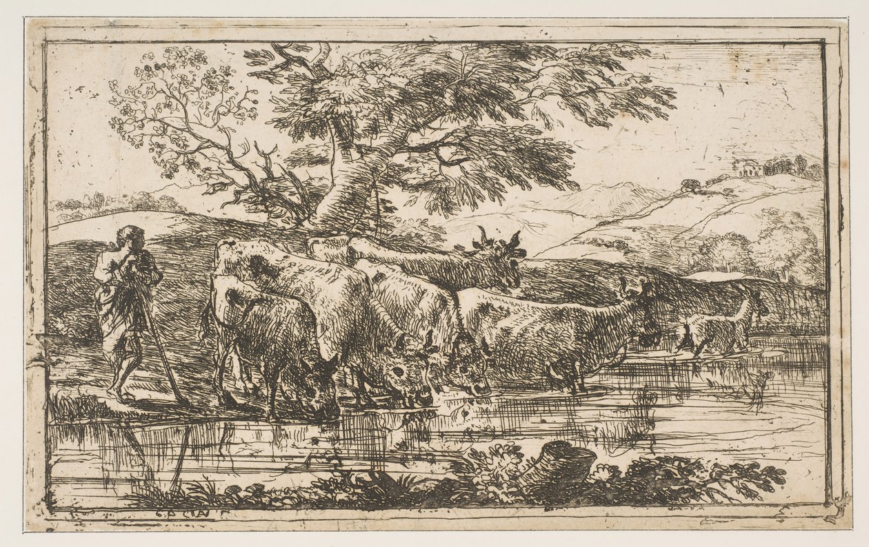 Le troupeau à l