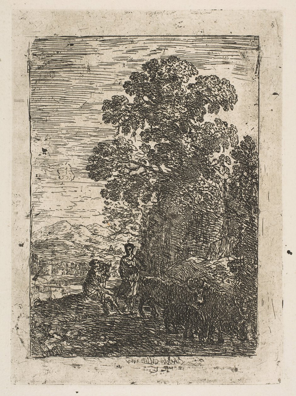Le Berger et la Bergère, vers 1630 - Claude Lorrain