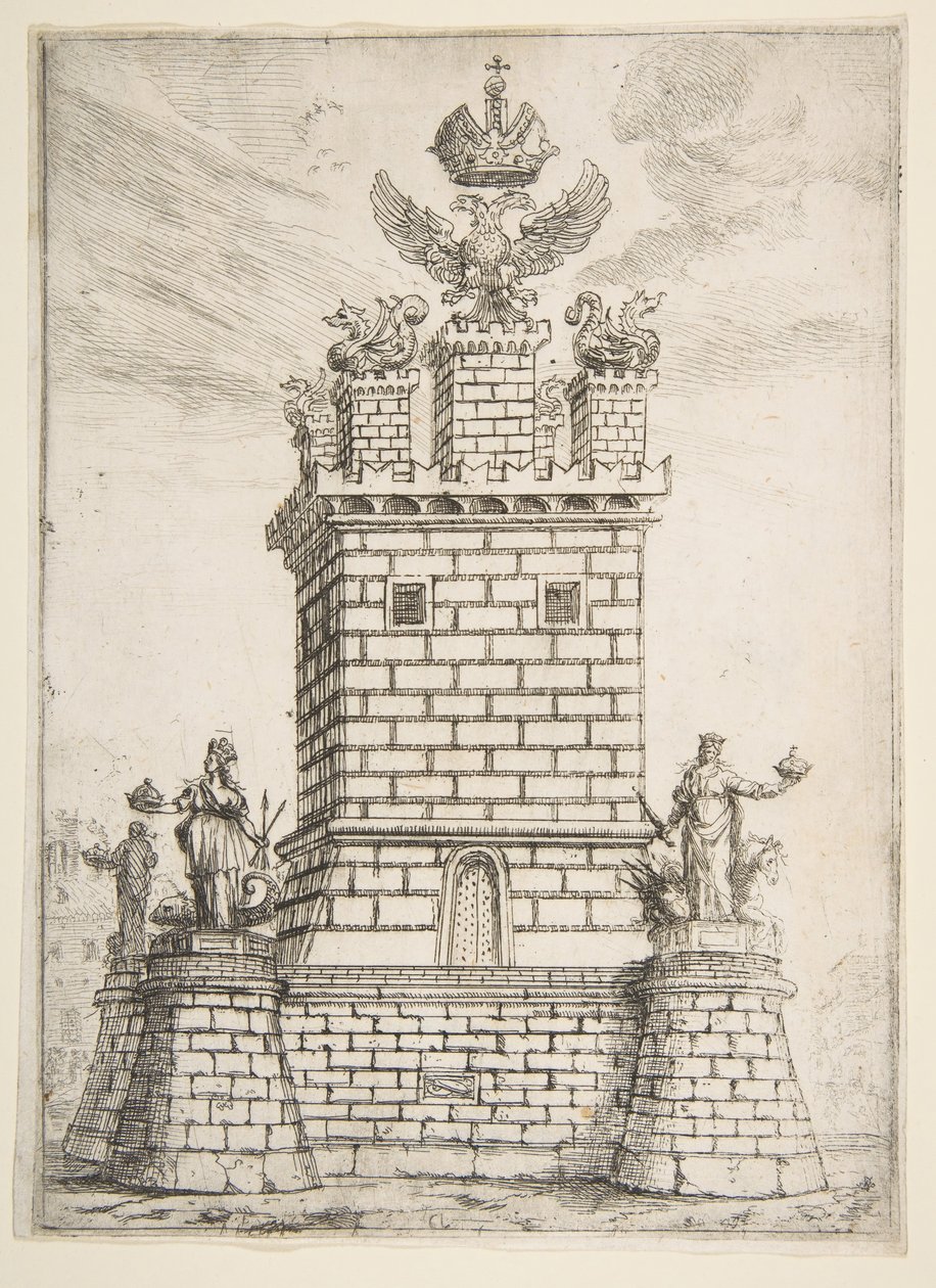 La Tour carrée, 1637 - Claude Lorrain