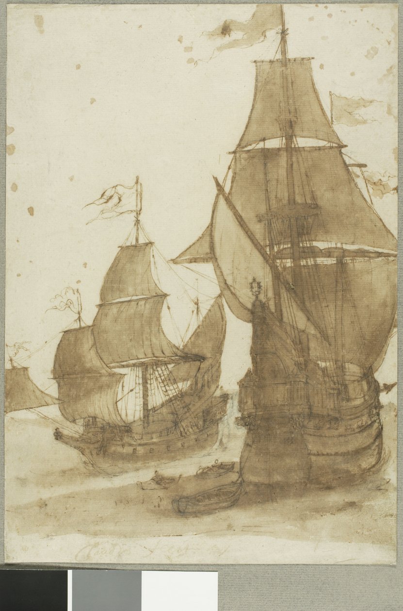 Deux frégates - Claude Lorrain
