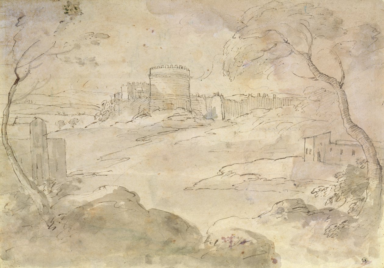 Paysage avec une ville fortifiée - Claude Lorrain
