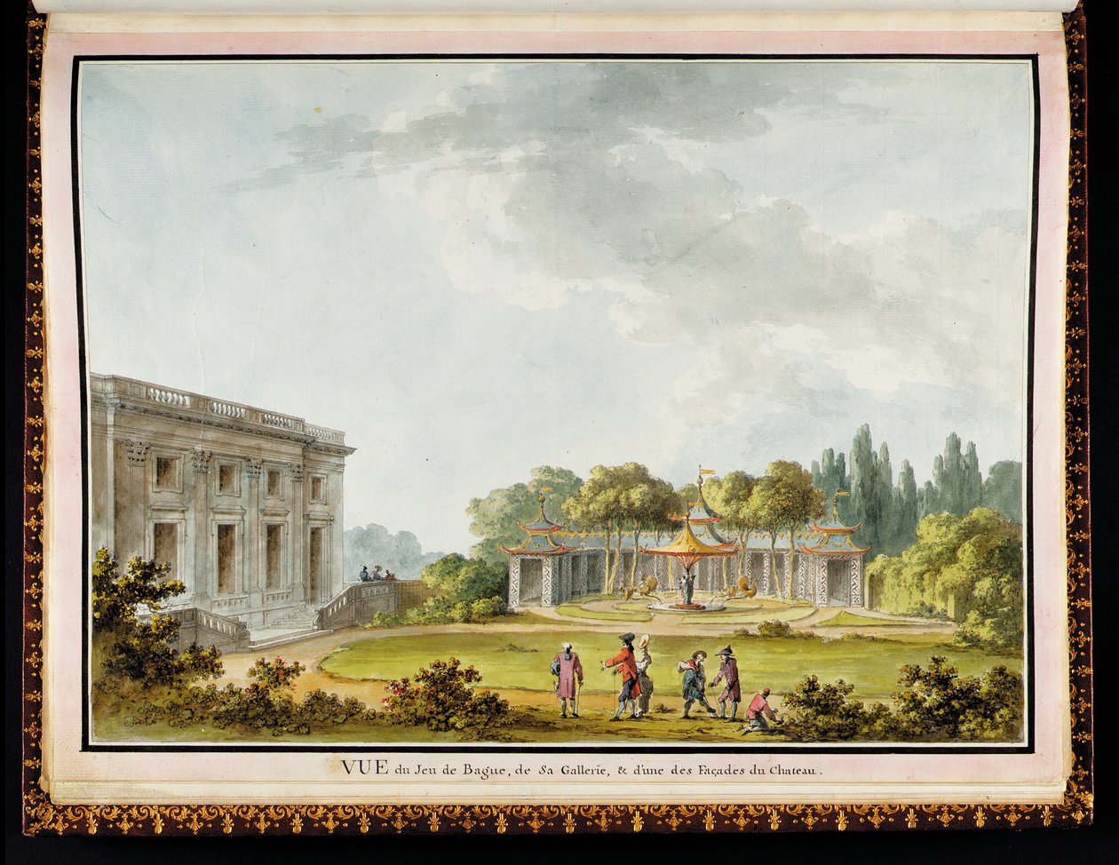 "Vue de Jeu de Bague, de Sa Galerie, & d