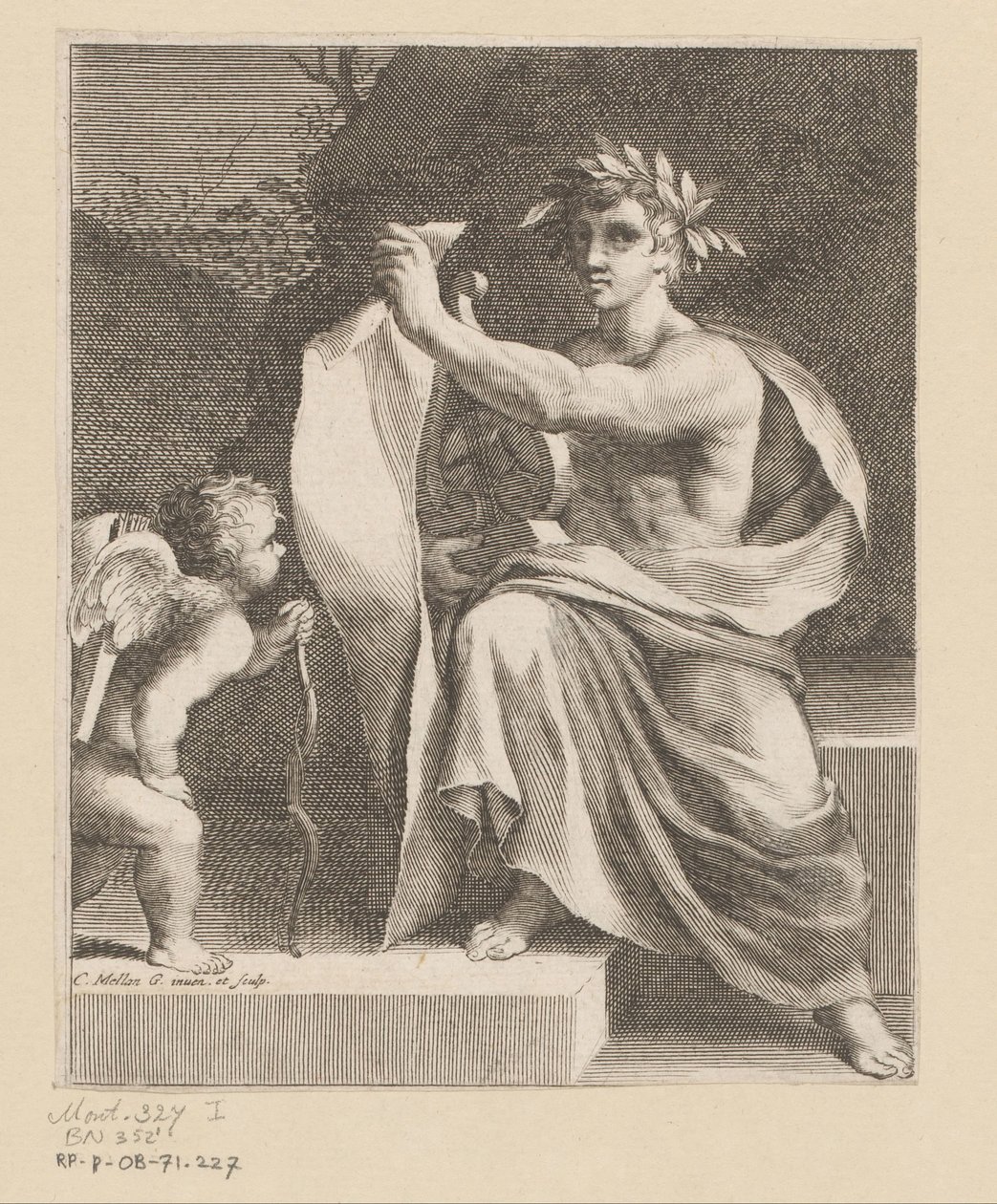 Apollon avec un amour (Page de titre pour : François Tristan l