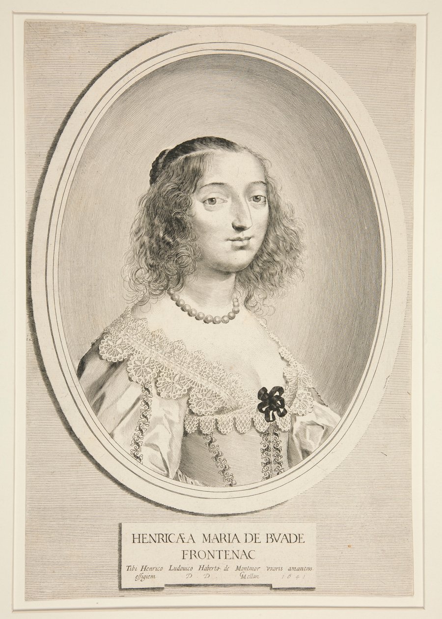 Henriette-Marie Montmort de Buade-Frontenac - Claude Mellan